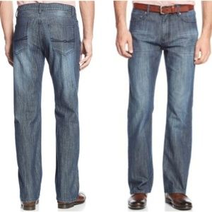 SOLD 🚫 ALFANI Straight Leg Dark Wash Jeans 42